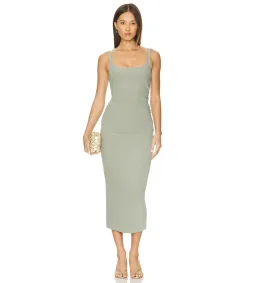 Bec & Bridge Be Mine Square Neck Dress Sage Size XS/AU 6  for rent on The Volte - image 1