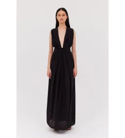 Bianca Spender Silk Cdc Ascendent Gown Black AU 8 for rent on The Volte - image 1