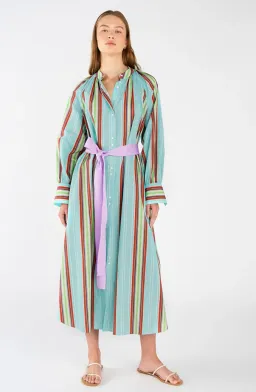 Oroton Shirtdress Midi Multi Size 12 for rent on The Volte - image 1