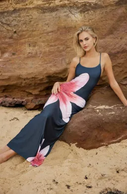 With Harper Lu Lily Slip Dress Black Size 8 for rent on The Volte - image 2