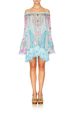 Camilla Garden State A Line Frill Dress Print Size Small for rent on The Volte - image 6
