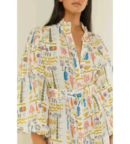 Palm Noosa Noddy Dress in Verano White AU 8 for rent on The Volte - image 3