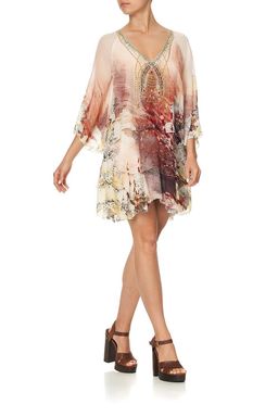 Camilla Layered Frill Short Dress Coastal Treasure Size 10 for rent on The Volte - image 7