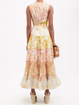 Zimmermann Postcard Pleated Midi Dress for rent on The Volte - image 4