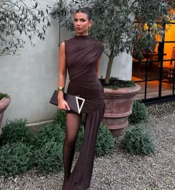 De La Vali Raveanna mini brown size 6  for rent on The Volte - image 4