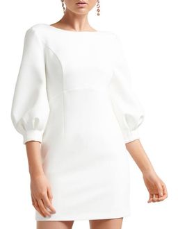 White mini hens dress for rent on The Volte - image 1