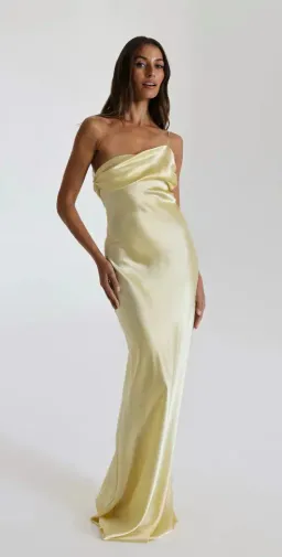 Natalie Rolt Mikayla Gown Yellow Size 8 for rent on The Volte - image 1