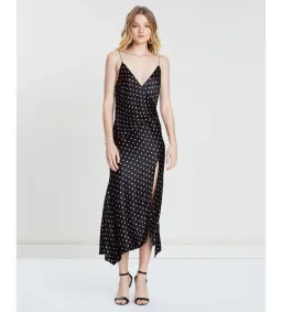 Bec & Bridge Kylie Slip Midi Dress Black Size AU 12 for rent on The Volte - image 1