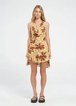 Benni Harlow Halter Dress Printed Size 8 for rent on The Volte - image 1