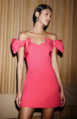 Rebecca Vallance Pose Mini Dress Red Size 8 for rent on The Volte - image 1