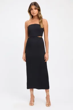 Kookai Oyster Cut Midi Dress Size 8 for rent on The Volte - image 1