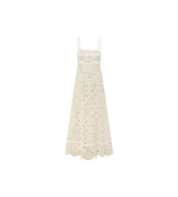Zaco Dalton Crochet Dress White Size Au 10 for rent on The Volte - image 3
