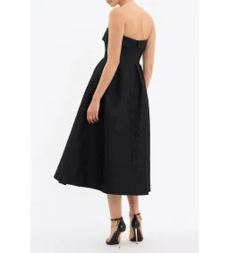 Rebecca Vallance Ester Midi Dress Black Size 12 for rent on The Volte - image 3