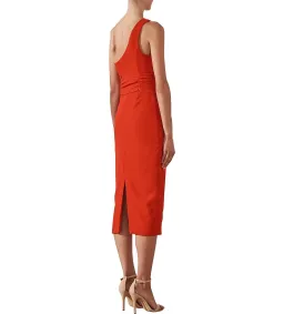 Shona Joy Bryant Midi Dress Chilli Red Size S / AU 8 for rent on The Volte - image 3