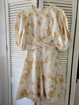 Zimmermann Wrap Mini Keira Beige Size AU 8 for rent on The Volte - image 7