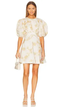 Zimmermann Wrap Mini Keira Beige Size AU 8 for rent on The Volte - image 1
