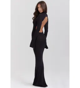 House of CB  Sancha Knit Maxi Dress in Black Size AU 8 for rent on The Volte - image 2