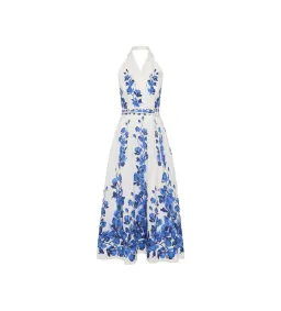 Rebecca Vallance Orchid Blues Midi Dress Floral Size AU 10 for rent on The Volte - image 4