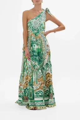 Camilla Tie One Shoulder Dress Corridor Of Calm Size AU 10  for rent on The Volte - image 1