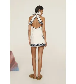 Alemais Marine Mini Dress Print Size 6 for rent on The Volte - image 3
