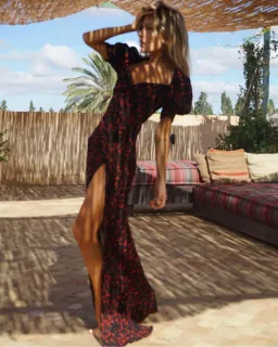 RAT & BOA MAGNOLIA FLORAL DRESS SIZE AU 8 (S) for rent on The Volte - image 4