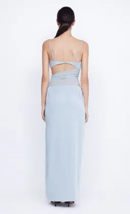 Bec & Bridge Mari Lou Asym Maxi Dress Dove Blue Size 8 for rent on The Volte - image 3