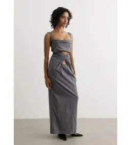 Paris Georgia Amara Bustier Top and Maxi Skirt Wool Size S / AU 8 for rent on The Volte - image 4