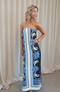 By Johnny - Azure Granada Strapless Dress Size AU 8 for rent on The Volte - image 1
