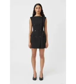 Camilla and Marc Dusk Mini Dress Black Size AU 12 for rent on The Volte - image 1