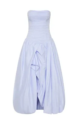 Aje Violette Bubble Hem Maxi in Pearl Blue Size 10 for rent on The Volte - image 4