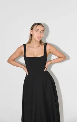 Odd Muse The Ultimate Muse High Waist Square Neck Midi Dress Size S / AU 8 for rent on The Volte - image 1