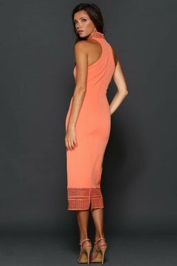 Elle Zeitoune Tasha Dress Orange Size 6 for rent on The Volte - image 2