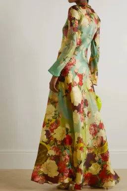 Zimmermann Wonderland Silk Bias Maxi Slip Dress Size AU 12 for rent on The Volte - image 2