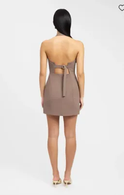 Kookai Ariel Buckle Halter Mini Dress  Size 6 for rent on The Volte - image 2