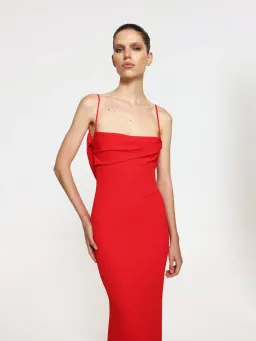Effie Kats Havilland Gown Red Size 6 for rent on The Volte - image 4