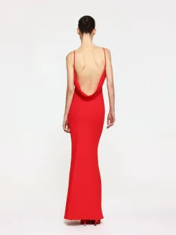 Effie Kats Havilland Gown Red size 8 for rent on The Volte - image 6