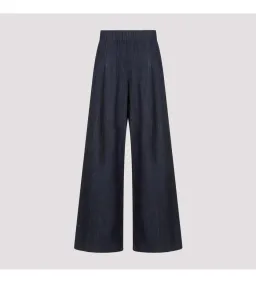 Dries Van Noten Pila Wide Leg Denim Pants Indigo Size S / AU 8 for rent on The Volte - image 3