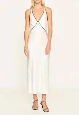 Chosen by Tuchuzy Ivylee Slip Dress White Size 6 for rent on The Volte - image 1