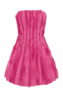 Aje Hybrid Sleeveless Mini Dress Fuchsia Size 10  for rent on The Volte - image 1