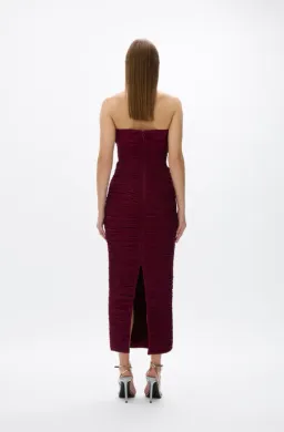 Rachel Gilbert - Jensen Midi in Merlot - Size 12 for rent on The Volte - image 1