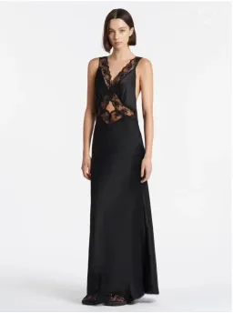 Sir The Label Aires Cut Out Gown Black Size 2/Au 10 for rent on The Volte - image 1