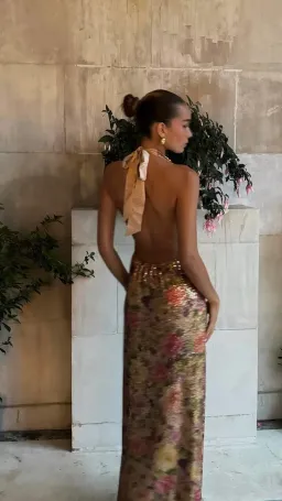 Fait Par Foutch Liana Dress Fleur Sequin Size S / AU 8 for rent on The Volte - image 3