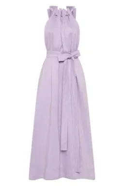 Aje Mariel Trapeze Midi Dress Lilac Size 14 for rent on The Volte - image 2