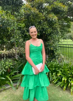 Elliatt Aspen Maxi Dress Green Size M / AU 10 for rent on The Volte - image 1