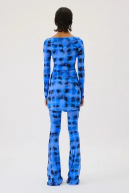 Suboo Shibori Gathered Pants Blue Size 8/S for rent on The Volte - image 5