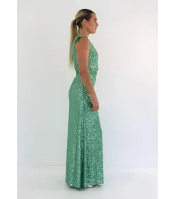 Sonya Moda Nour Mint Sequins Dress Mint Sequins Size AU 10 for rent on The Volte - image 2
