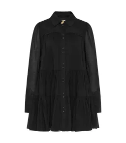 Aje Charmer Lace Trim Mini Dress Black Size AU 6 for rent on The Volte - image 5