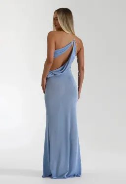 Natalie Rolt Elissa Maxi Dress Blue Size 1 / Aus 8 for rent on The Volte - image 3
