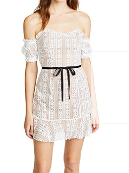For Love and Lemons Dakota Lace Mini Dress size 6 for rent on The Volte - image 1