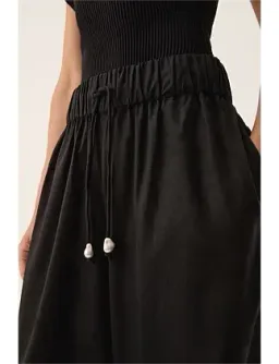 Aje Airlie Relaxed Pants in Black Size AU 8 for rent on The Volte - image 5